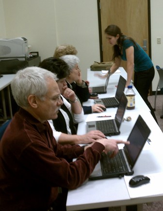 workshop with laptops in the CTL